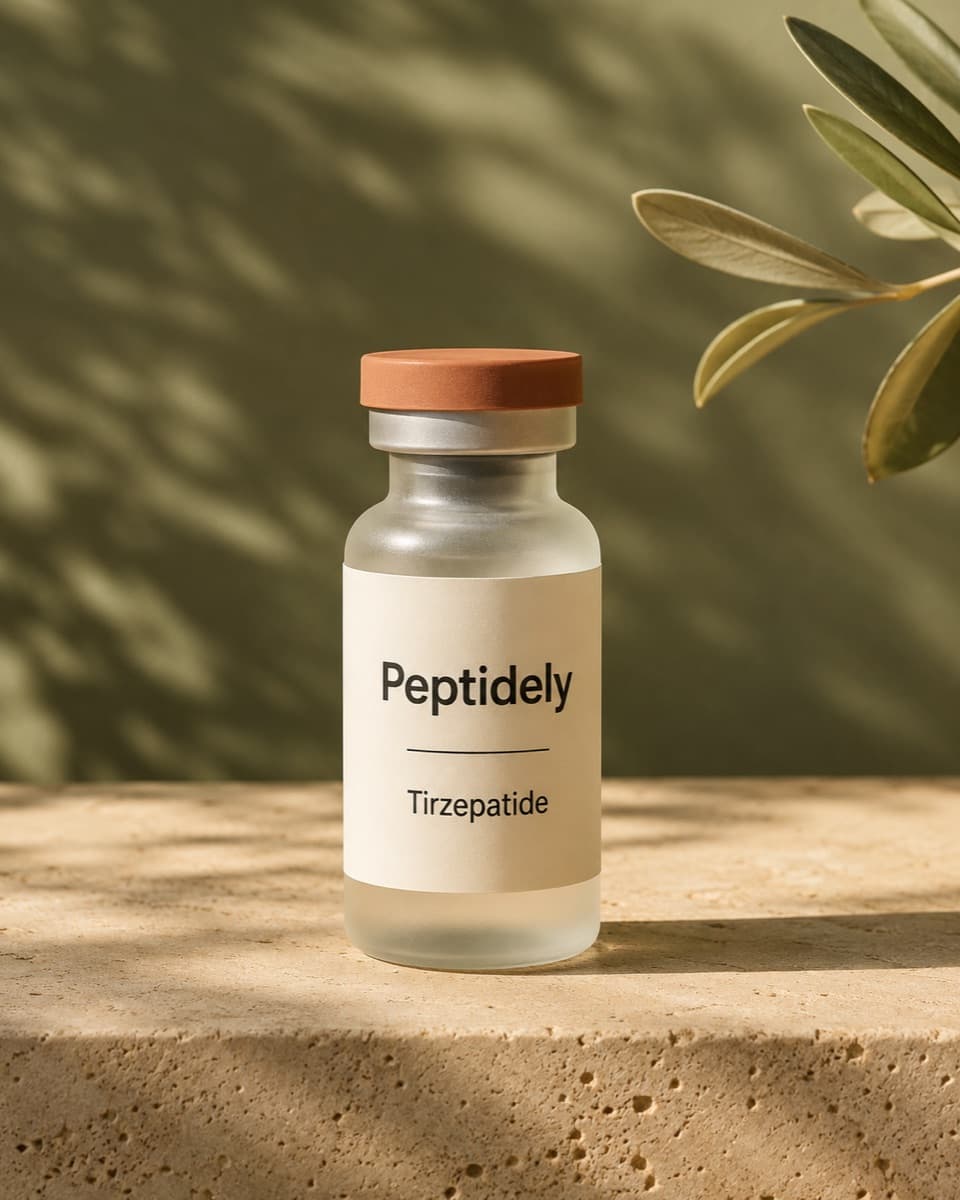 Peptidely Tirzepatide vial